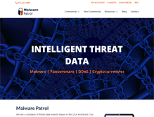 Tablet Screenshot of malwarepatrol.net
